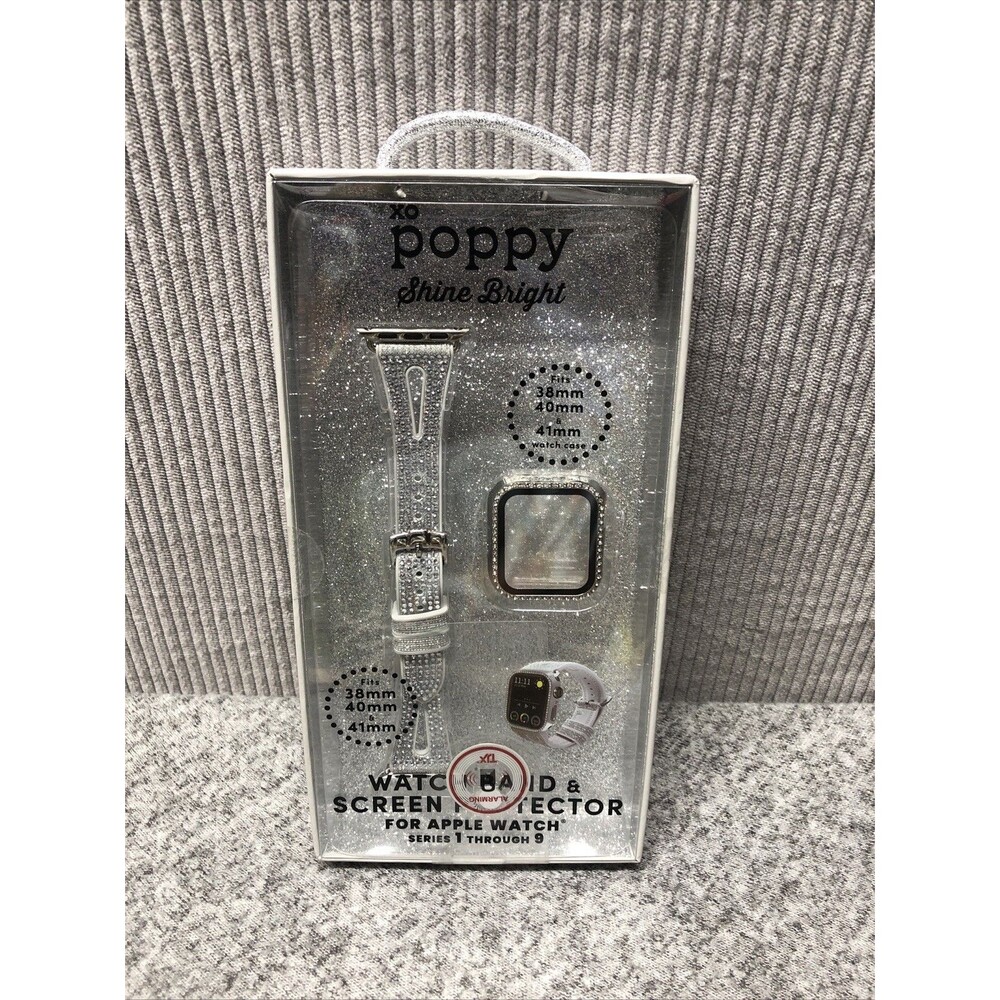 Poppy Shine Bright Watch Band & Screen Protector Apple Watch Series 1-3